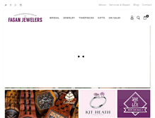 Tablet Screenshot of faganjewelers.com